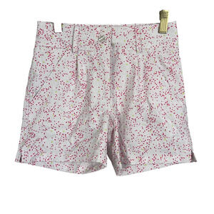 Turtles & Tees Swimming Shorts Kid's Girls Medium Pink Dotted Embroidered Logo